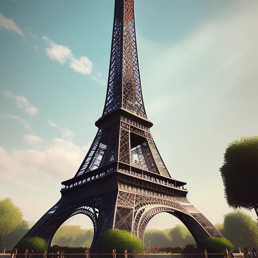 1094663050-this is Full shot, a Eiffel Tower in the yard, artstation.webp